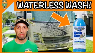 The QUICKEST AND EASIEST way to Wash and Wax Your RV with NO WATER!