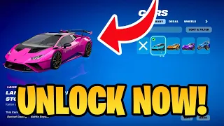 How To UNLOCK The Lamborghini Huracan In Fortnite! (Get Lamborghini)