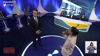 Em debate na RedeTV!, Marina Silva confronta Jair Bolsonaro sobre direito das mulheres