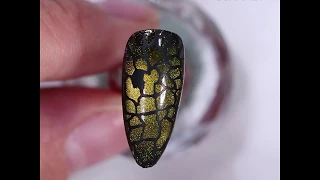 9D Cat Eye Gel Polish with  Stamping Nails Tutorial