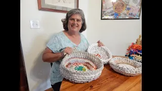 Round Rag Rug Basket Part 1