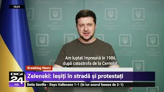 Zelenski: Am luptat împreună împotriva catastrofei de la Cernobîl. Radiația nu știe unde este Rusia