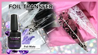 BEST LACE Nail foil transfer tutorial how to apply nail foils