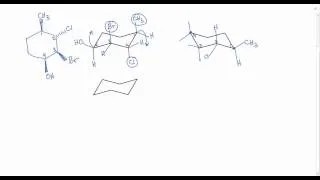 How to quickly draw a cyclohexane chair flip