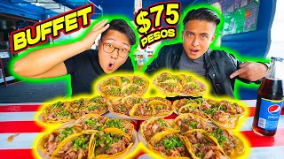 CARNITAS ILIMITADAS por $75 PESOS (Come 25 Tacos y ganas $5000)