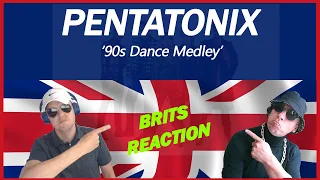 Pentatonix - 90s Dance Medley (Brits Reaction!!!)