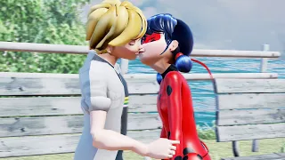 Miraculous ladybug kiss Adrian