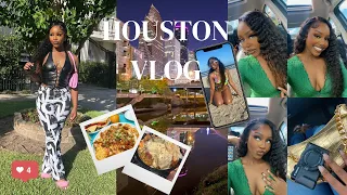 Travel vlog | Houston girls trip | Turkey leg hut| Seismique | rooftop cinema | July 4th weekend