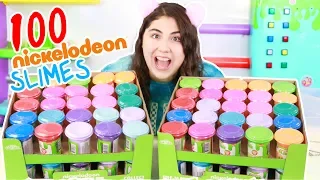 I GOT 100 NICKELODEON SLIMES AND MIXED THEM ALL! Slimeatory #451