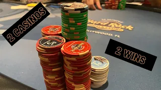 Consistent Winning at Tampa Hard Rock + Hollywood Hard Rock - Kyle Fischl Poker Vlog Ep 91