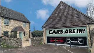 SQUEEZING MY CARS IN - COUNTRY COTTAGE UPDATE!