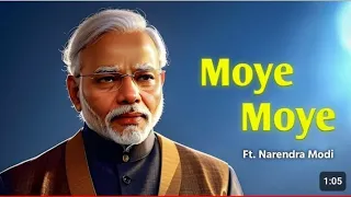 Modi Ji New Ai Song 😀 Full Moye Moye Song Ai😜 Song=Moye Moye ❤️@NarendraModi