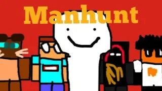 Dream VS 4 Hunters│Minecraft Manhunt Parody Animation