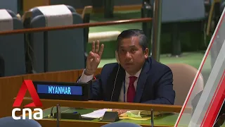 Myanmar's ambassador to the UN appeals for help to end military coup
