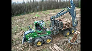 🌲4K|*DEERE-Team* • John Deere 1510G & 1170G • Harvester & Forwarder • ForestAction • Logger • #1🌲