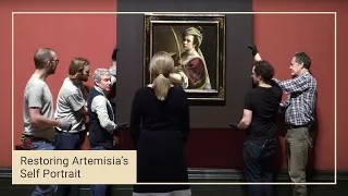 Artemisia Gentileschi's 'Self Portrait' goes on display | 14 of 14