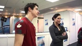 2011 Worlds: Tessa Virtue, Scott Moir interview