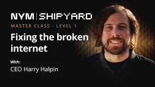 Masterclass #1 — "Fixing the broken internet" by Harry Halpin