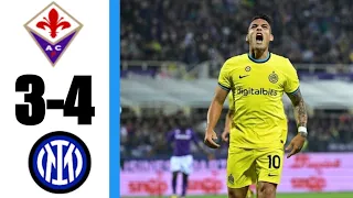 Fiorentina Vs Inter Milan 3-4 All Goals & Extended Highlights Serie A 2022HD