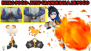 HOW TO MAKE THE BIG FIRE STYLE JUTSU? LEARN TO DO THE JUTSU OF SASUKE UCHIHA