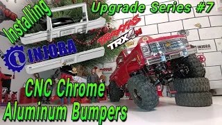 Installing Injora CNC Aluminum Bumpers Traxxas Trx4M High Trail K10 upgrade Series #7