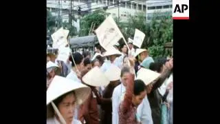 SYND2/9/71 STUDENT DEMONSTRATION AGAINST PRESIDENT THIEU