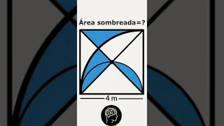 Puedes calcular el área sombreada en 45 segundos