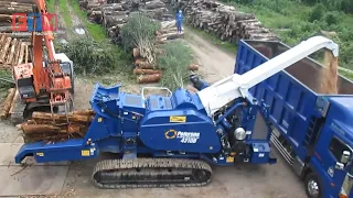 Dangerous Monster Wood Chipper Machines in Action, Fastest Biggest Tree Shredder Machines Working