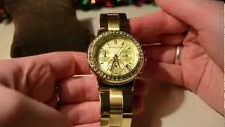 Michael Kors Gold Watch Unboxing + Review