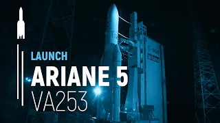 Flight VA253 – Galaxy 20 / MEV-2 / BSAT-4B | Ariane 5 Launch | Arianespace