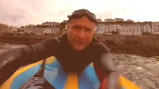 paddle boarding in Porthleven