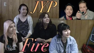 J.Y. Park feat. Conan O'Brien & Steven Yeun & Jimin Park - "Fire" MV Reaction