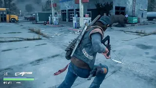 Days Gone - Deacon Vs Bear Boss Fight (Hard / No-Damage)