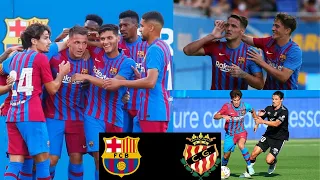 BARCELONA FC 4-0 NASTIC, YUSUF DEMIR 🥵,  RIQUI PUIG MAESTRO , REY MANAJ BUTEUR