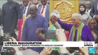 Joseph Boakai sworn in as Liberia's new president • FRANCE 24 English