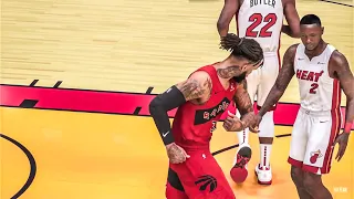 Miami Heat vs Toronto Raptors 4/12/2024 NBA 2K24 Gameplay