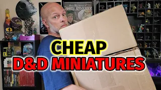 Unboxing Cheap Miniatures for Dungeons & Dragons - D&D Miniatures Alternatives