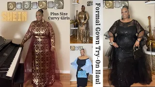 SHEIN | Affordable Formal Gowns Try-On Haul Curvy Girl | How is the Quality | work of excellence tv