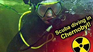 IN SCUBA under the Chernobyl Reactor😱Immersion in radioactive water in the flooded nuclear plant