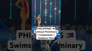 PHILIPPINES 🇵🇭 PRELIMINARY SWIMSUIT COMPETITION AUDIENCE MICHELLE MARQUEZ DEE MISS UNIVERSE 2023