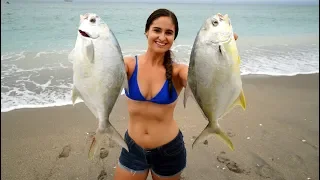 Pompano Fishing Catch, Clean, Cook! West Palm Beach Florida