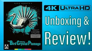 The Bird with the Crystal Plumage (1970) 4K UHD Blu-ray Unboxing & Review!