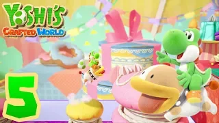 Yoshi's Crafted World [5] - Diving Into Cupcakes With Poochy!