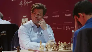 Magnus Carlsen vs Anish Giri Round 9 Rapid & Blitz Poland 2024 DAY 3