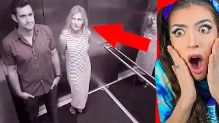 WEIRD and Funny Elevator Moments Caught on Camera !