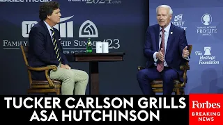 TENSE: Tucker Carlson Interrogates Asa Hutchinson For Vetoing Law Banning Gender Surgeries On Minors