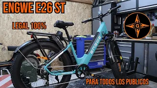 NOVEDAD !!!  BICICLETA ELECTRICA ENGWE E26 ST   LEGAL  E INCREIBLE !!   / GINESSOT