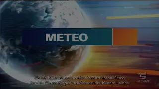 Sigle Meteo Mediaset (4, 5, I1, Prima Pagina, TGCom, Meteo.it) dal 1991 al 2023