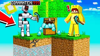 Ik BOUW Een ROBOT Om Te MINEN In SKYBLOCK! (Minecraft)