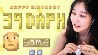 39daph Plays "Happy Birthday 39daph" (game made by her community)